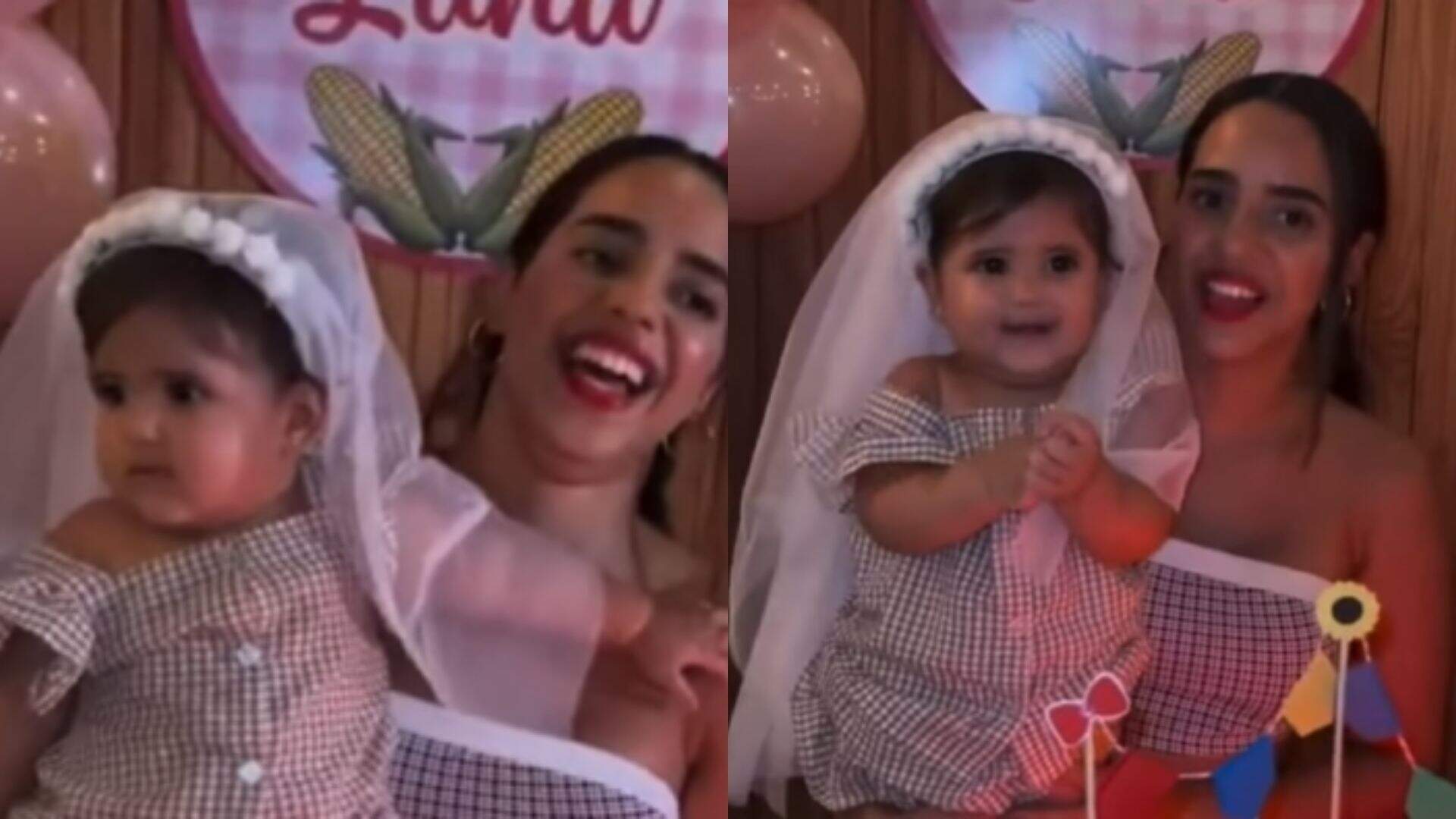 Mirella e Zinho celebram 11 meses da filha com momento especial em família. - Metropolitana FM