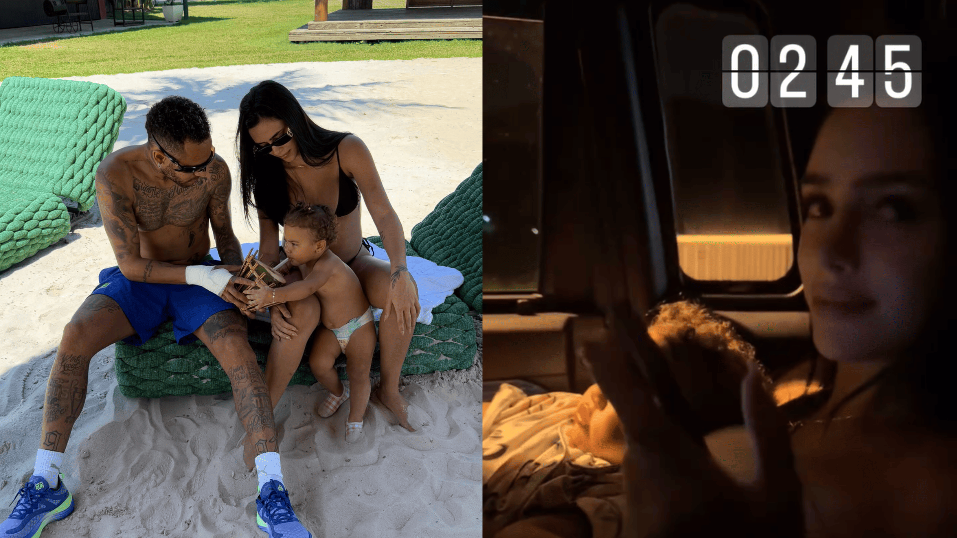 Neymar e Bruna Biancardi aparecem juntos em meio a polêmicas