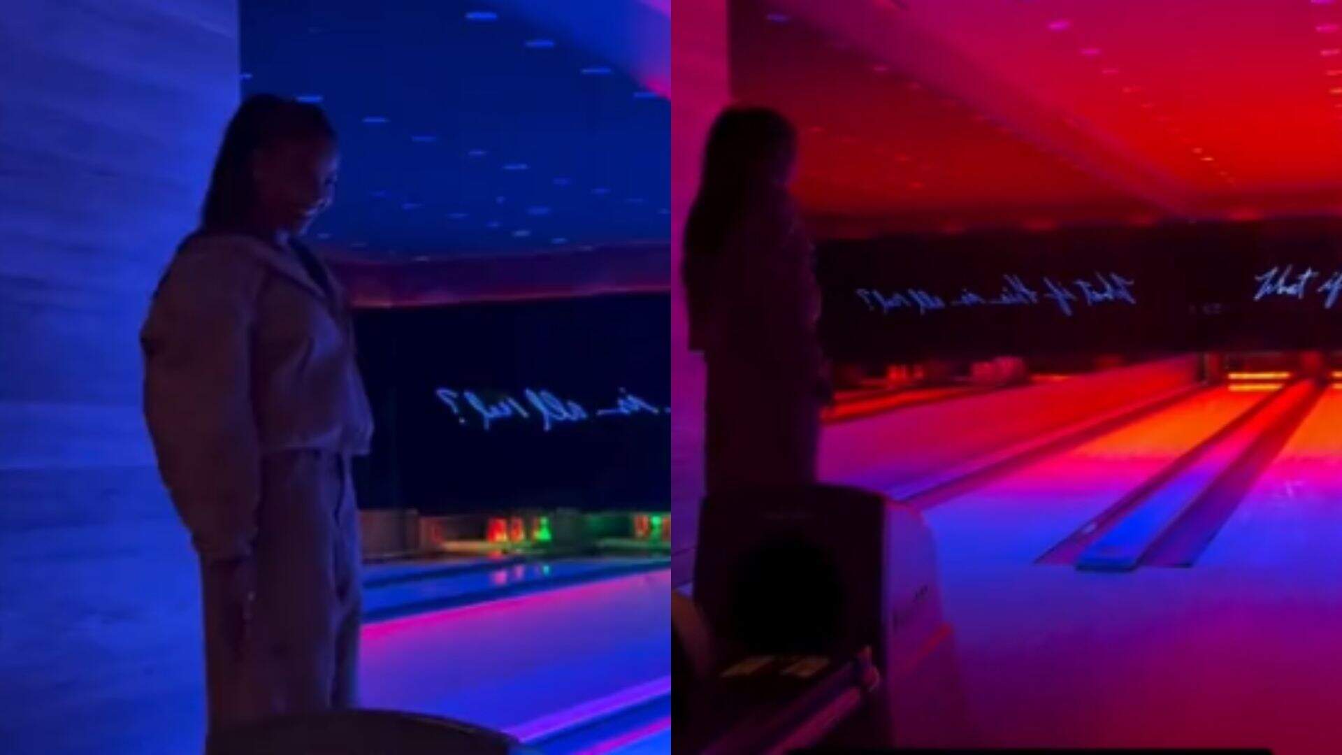 Ludmilla surge jogando boliche e acertando um strike: “Tropa das joga tudo”