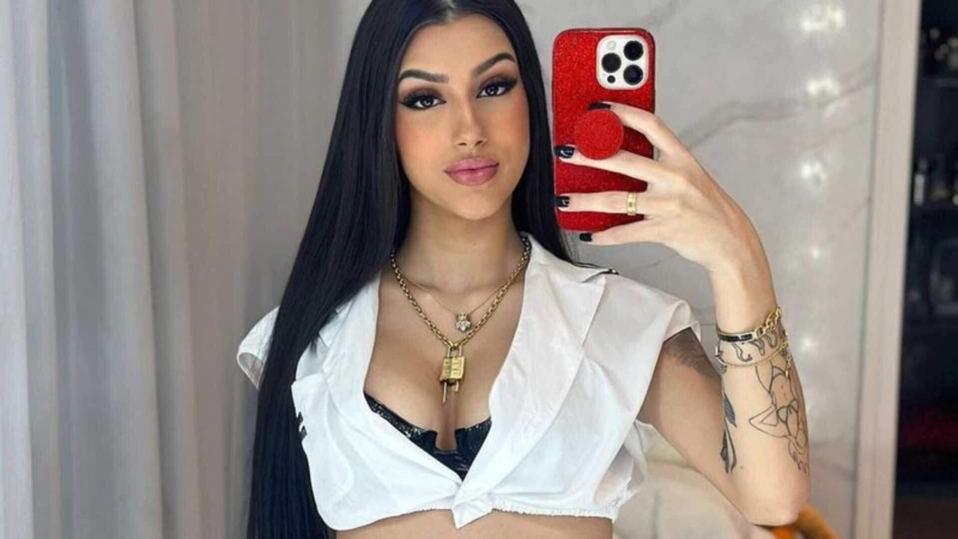 Bia Miranda revela que bolsa estourou e segue tranquila para a maternidade