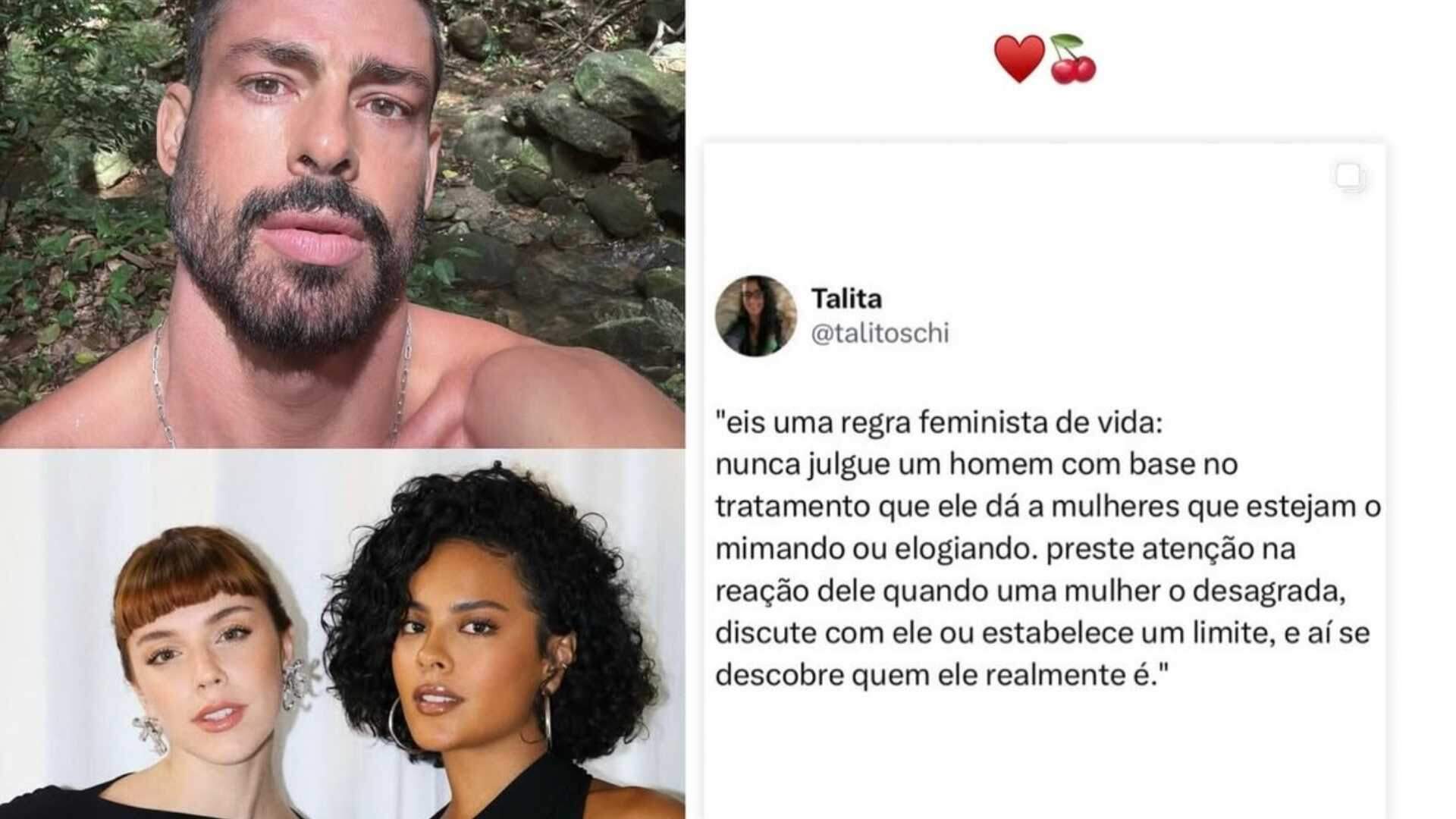 Alice Wegmann compartilha reflexão e levanta suspeitas de indireta para Cauã Reymond
