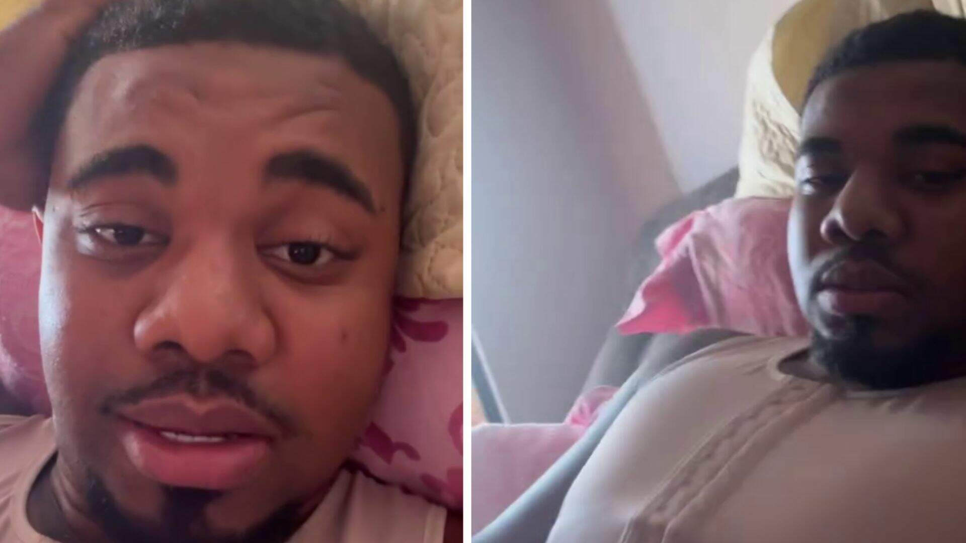 Após lipoaspiração, Davi Brito aparece recebendo ajuda da família