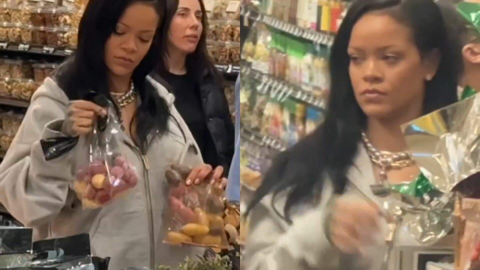 Rihanna é vista fazendo compras em mercado - Metropolitana FM