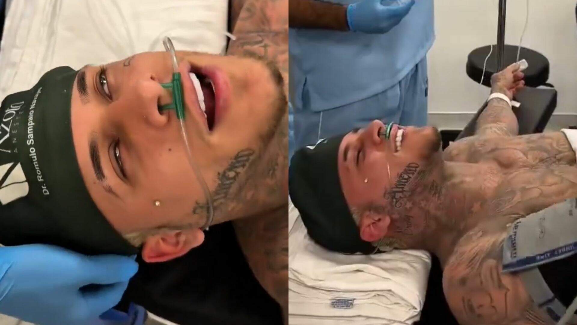 MC Pedrinho desafia anestesia e viraliza