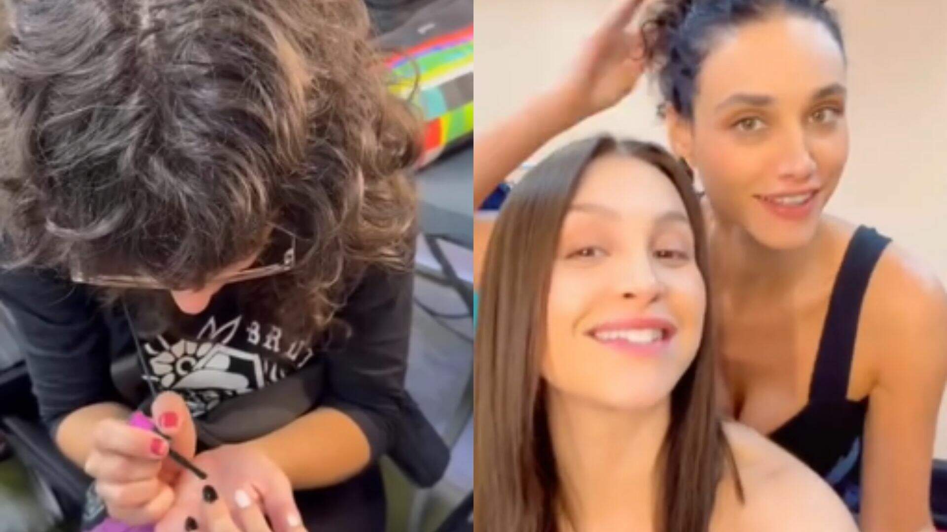 Carla Diaz revela bastidores de gravações e anima fãs nas redes