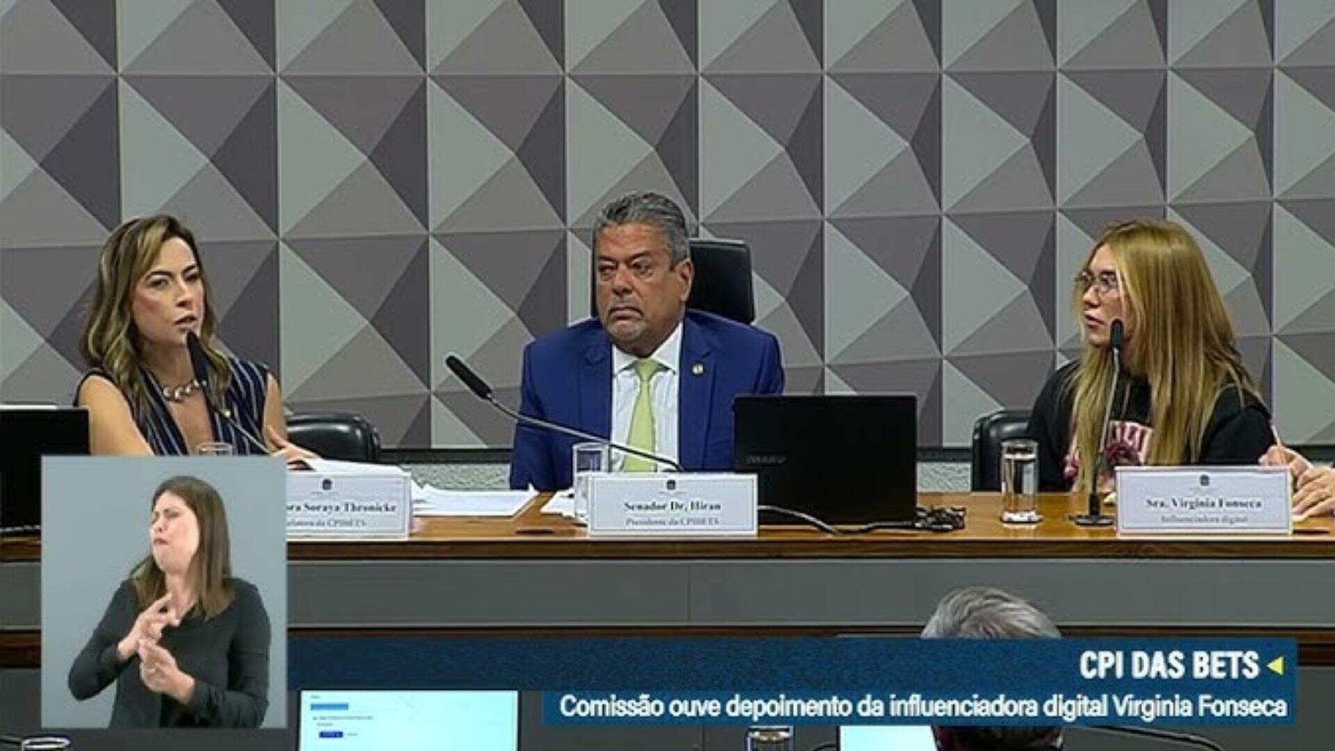 Virginia se irrita com Soraya Thronicke na CPI das Bets: “Vídeo de 2022, pô!”