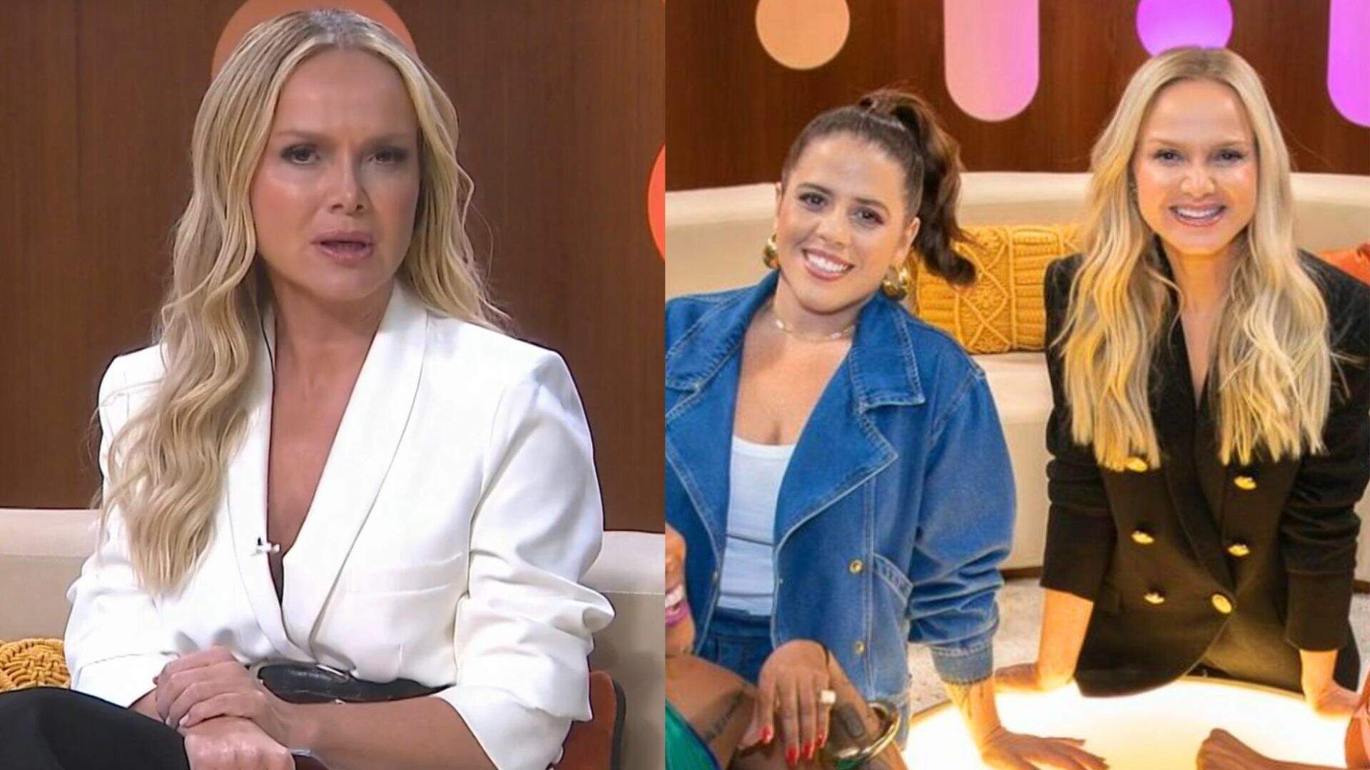 Eliana se emociona ao vivo ao mandar recado para Tati Machado