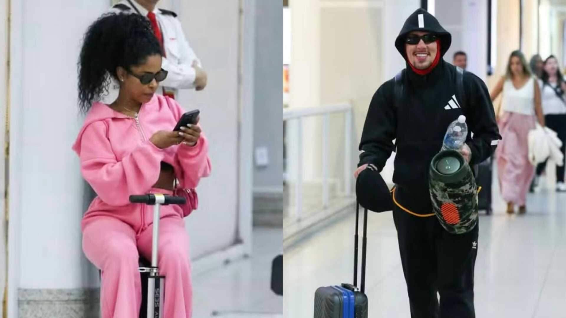 MC Daniel e Lorena Maria são vistos em aeroporto, mas embarcam separados - Metropolitana FM