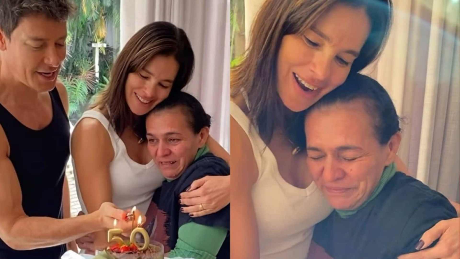 Vera Viel emociona ao comemorar aniversário de 50 anos de funcionária durante expediente
