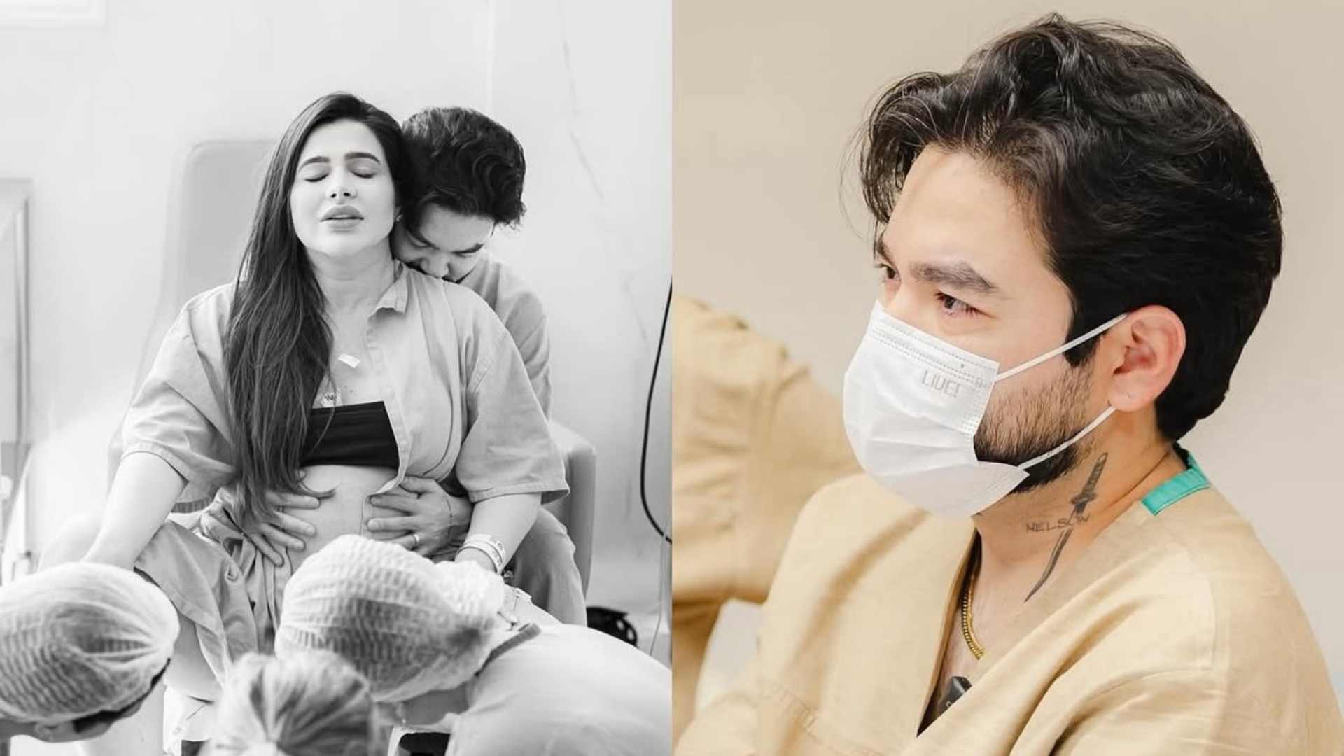 Davi Yudi, primeiro filho de Yudi Tamashiro e Mila Braga, chega ao mundo em parto normal