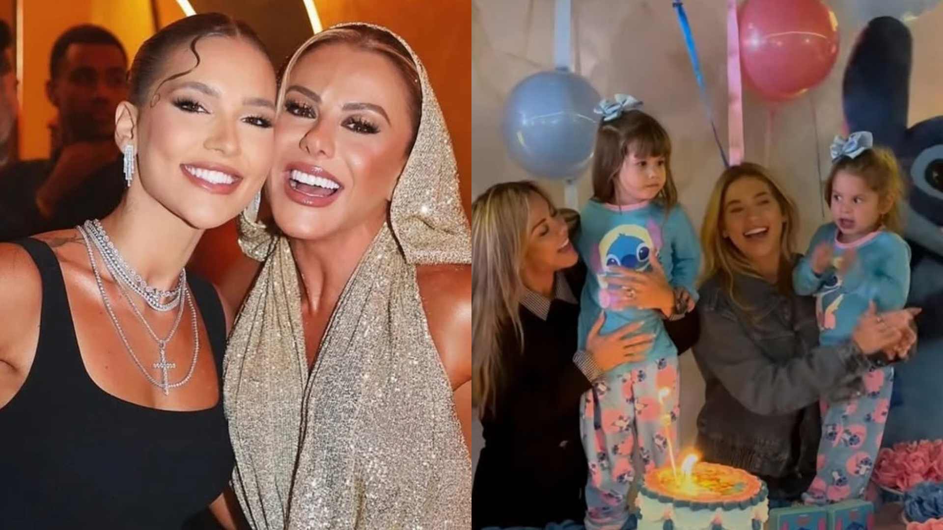 Poliana Rocha celebra aniversário de 4 anos de Maria Alice com Virgínia Fonseca