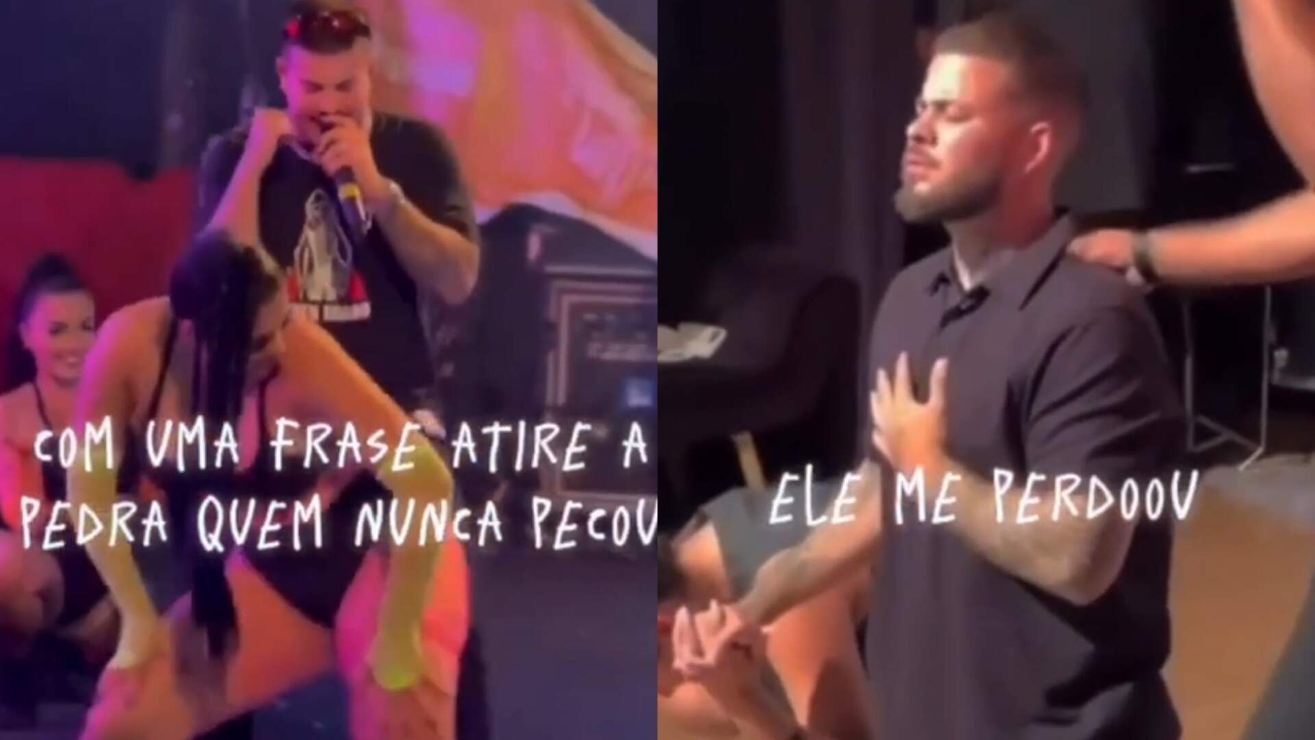 Jottapê emociona ao mostrar transformação antes e depois do batismo