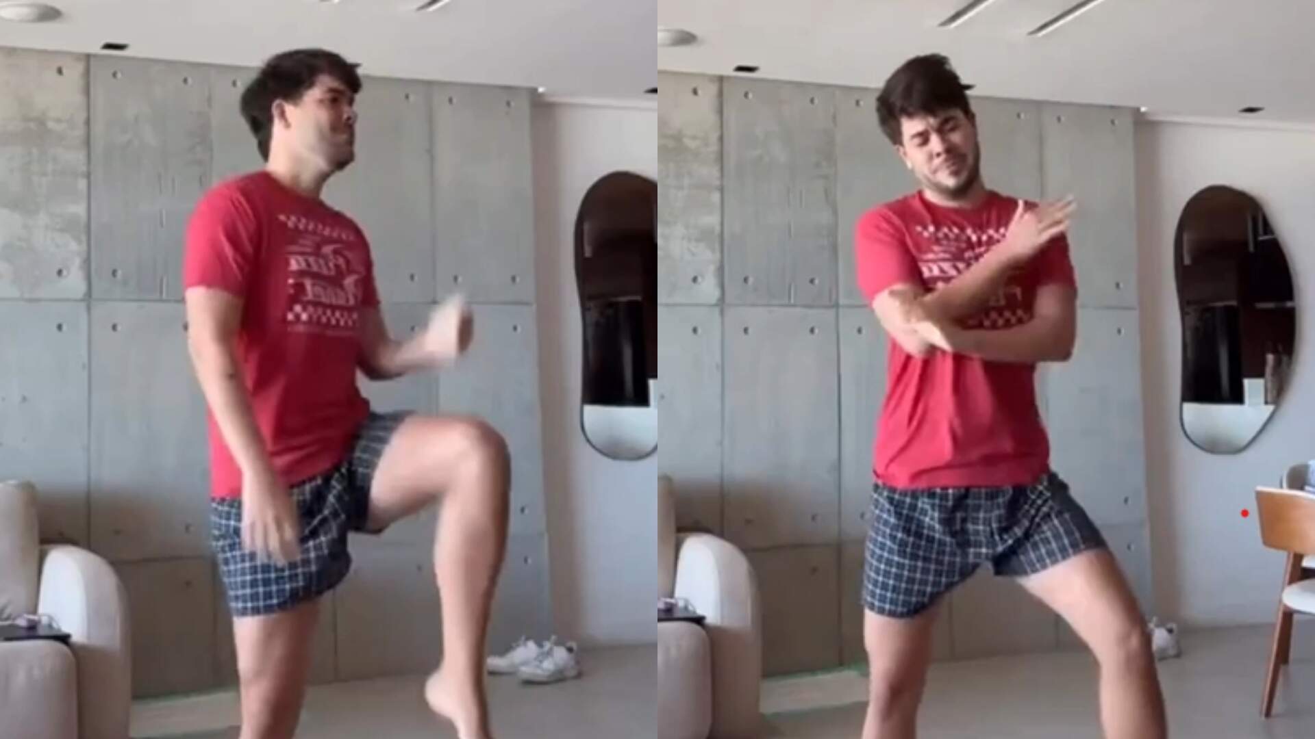 Álvaro protesta em silêncio com dancinha após fim de Virginia e Zé Felipe