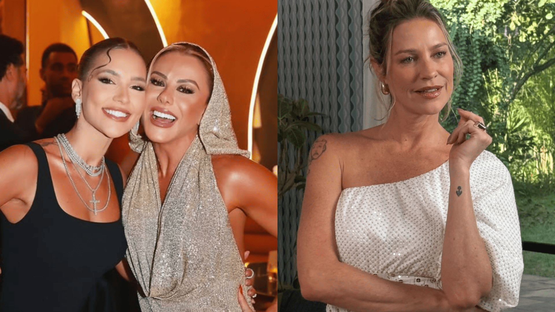 Poliana Rocha rebate provocação de Piovani e chama a atriz de amargurada