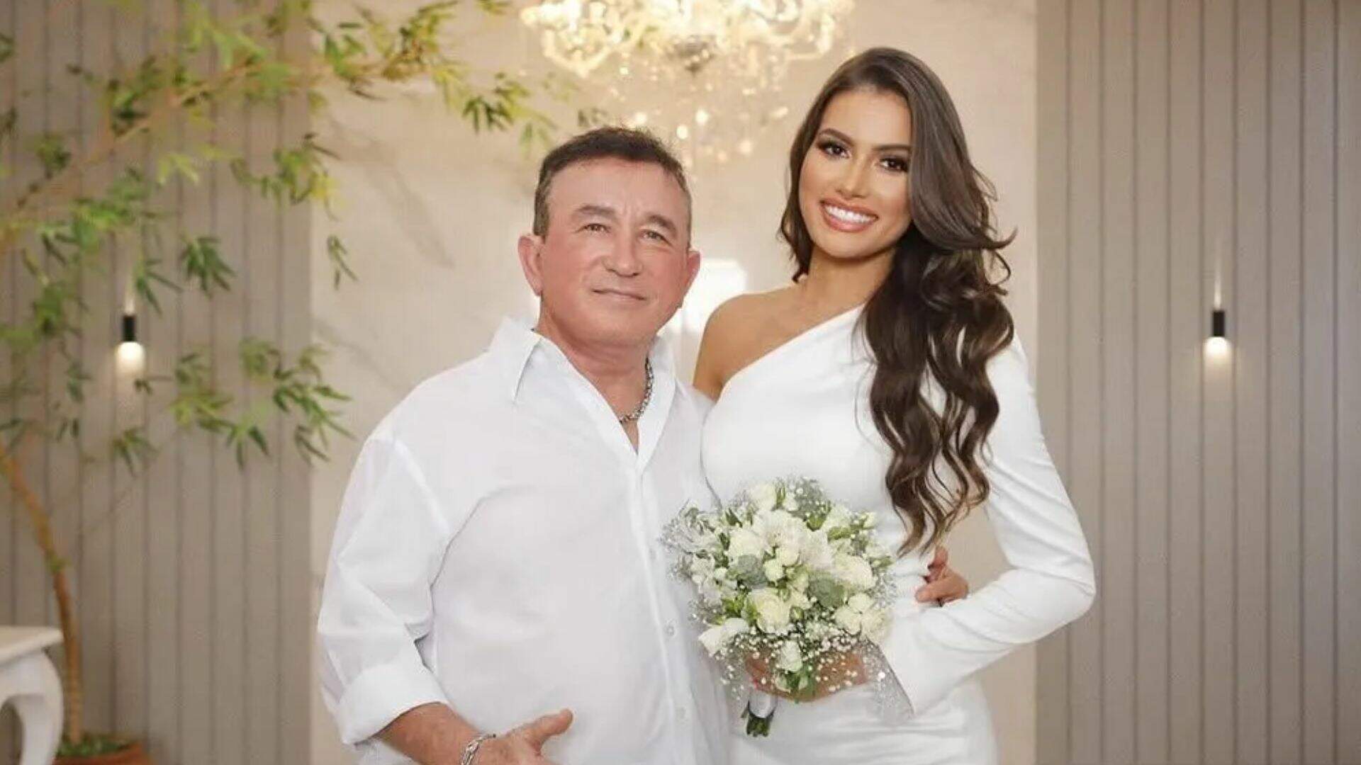 Amado Batista comenta relação com esposa 52 anos mais jovem: “No amor não há regras”