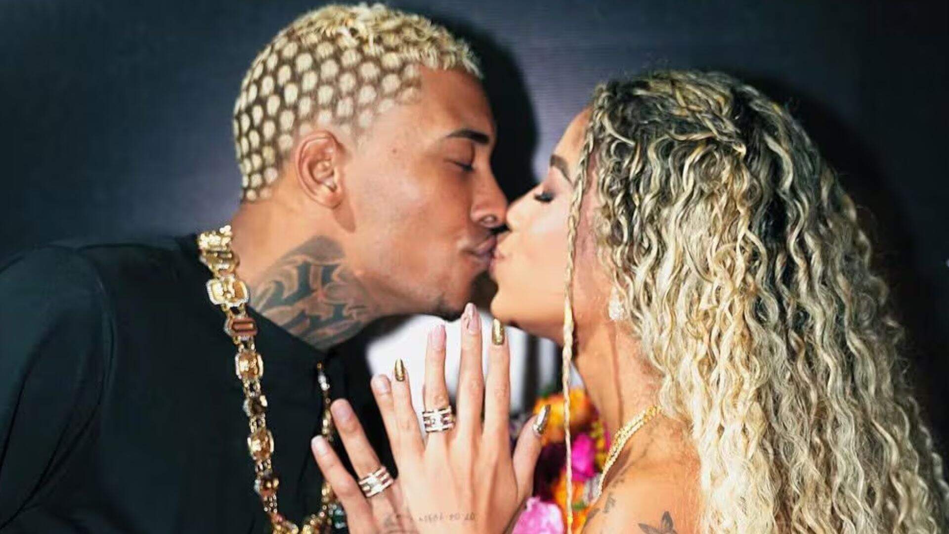 Após empurrar microfone de repórter, Vivi Noronha, esposa do MC Poze, se pronuncia