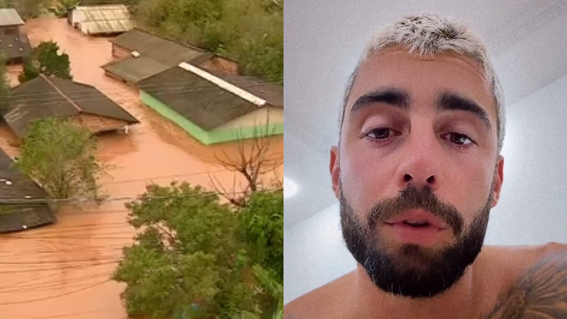 Pedro Scooby relembra tragédia no Rio Grande do Sul e emociona web - Metropolitana FM