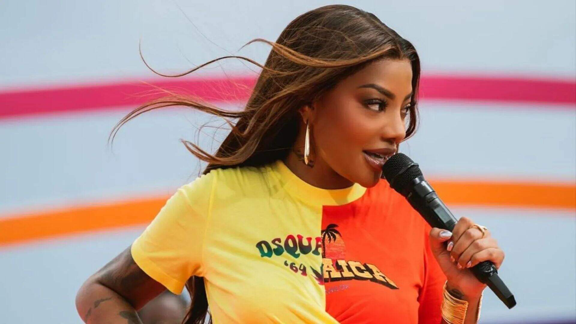 Após briga, Ludmilla expulsa homem de show em Porto Alegre: “Tá maluco?”