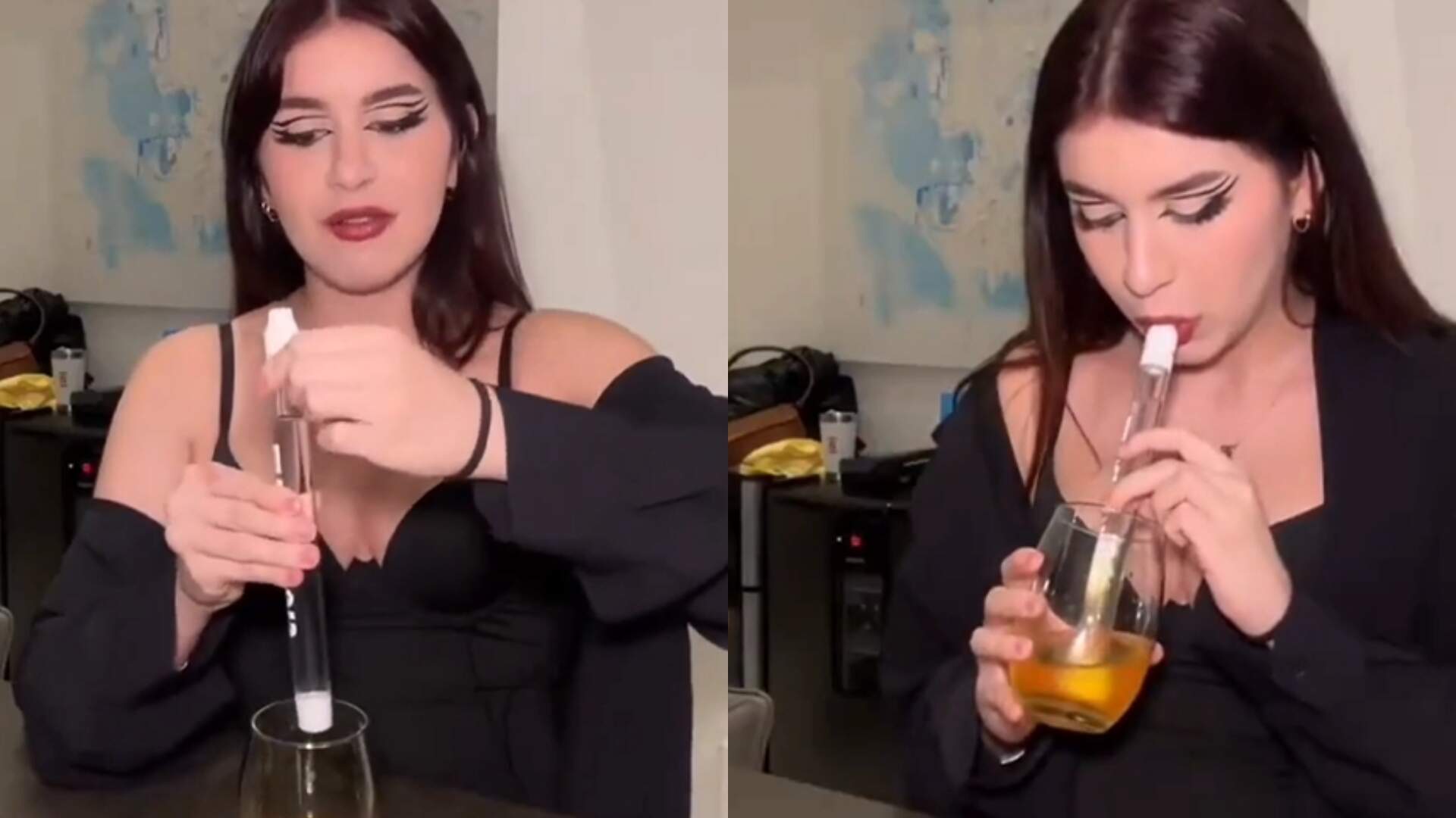 Canudo que tira gosto do álcool viraliza e surpreende influenciadora Sofia Santino