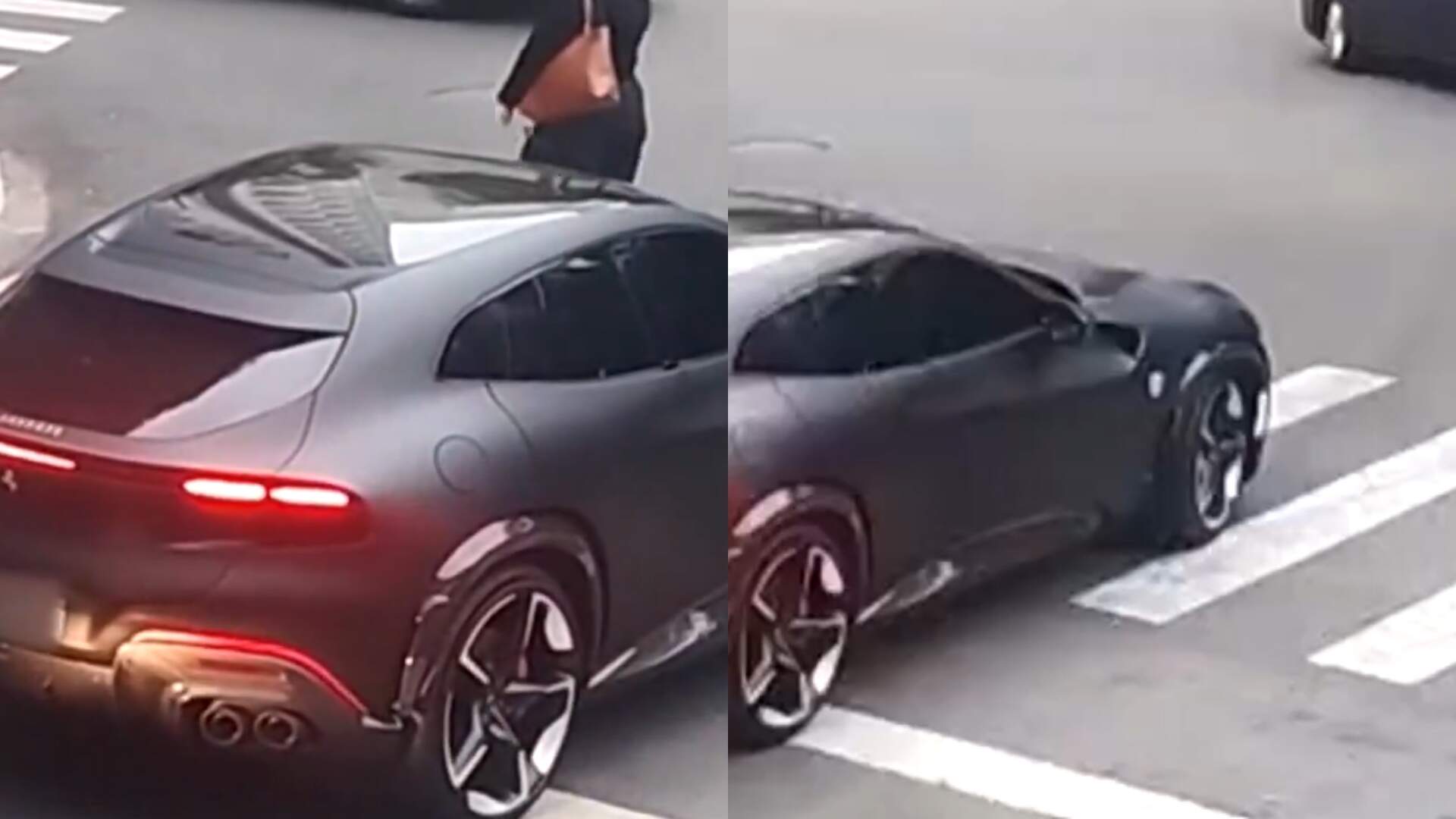 Ferrari de Neymar é flagrada infringindo lei de trânsito