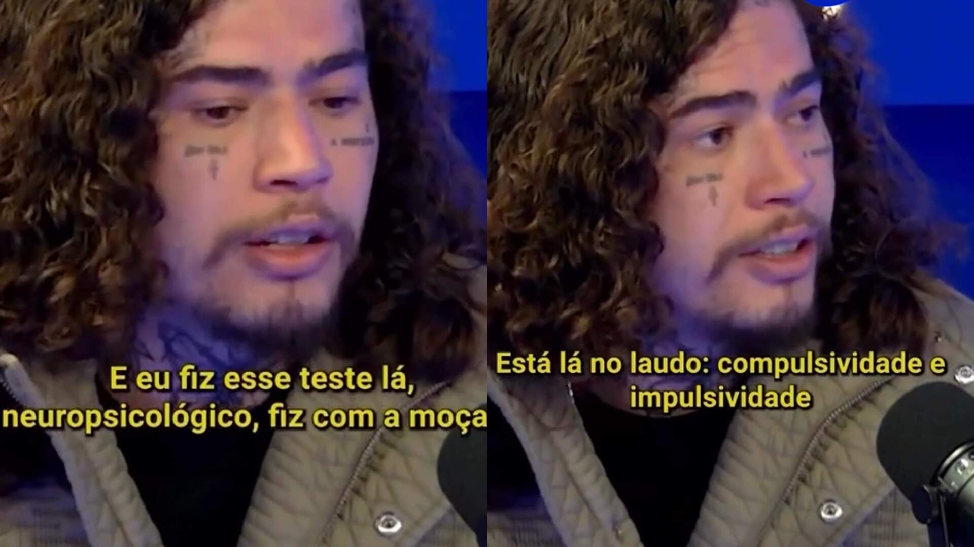 Whindersson revela laudo clínico com compulsividade e hiperatividade