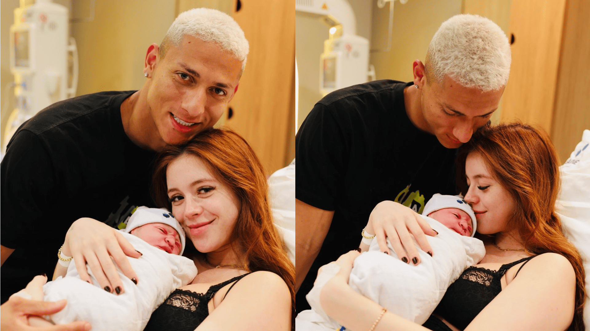 Nasce o primeiro filho do jogador Richarlison com Amanda Araújo